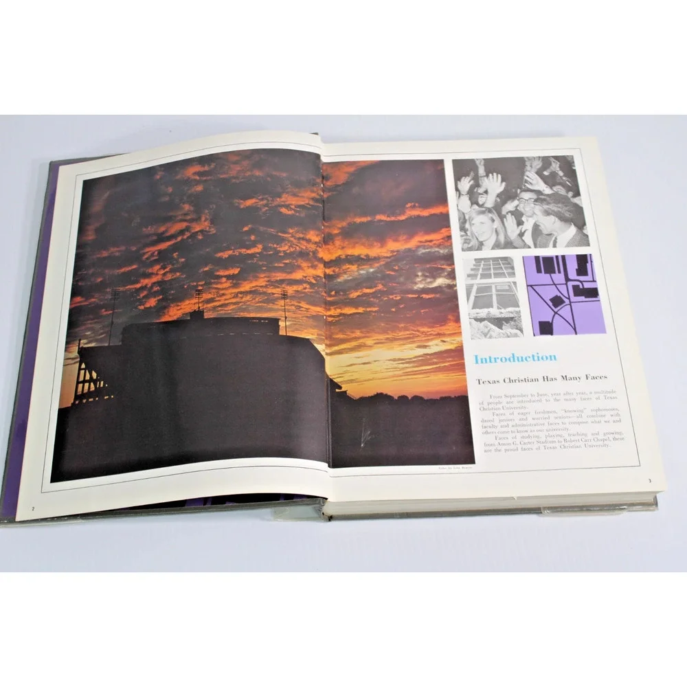 Vintage 1967 Texas Christian University Yearbook Fort Worth The Horned Frog TCU